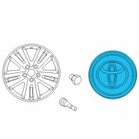 OEM Toyota Highlander Ornament Diagram - 42603-33090