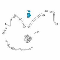 OEM 2015 Lincoln MKX Reservoir Assembly Diagram - CT4Z-3E764-A