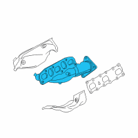 OEM 2009 Infiniti M35 Manifold Assy-Exhaust Diagram - 140C2-JK24A