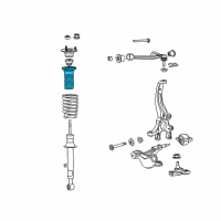 OEM 2020 Lexus RC F INSULATOR, FR Coil S Diagram - 48157-24030