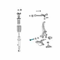 OEM 2017 Lexus IS300 Bolt, FLANGE Diagram - 90105-14166