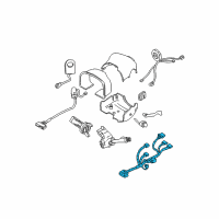 OEM 2001 Cadillac DeVille Harness Asm, Steering Column Wiring (W/Coil) Diagram - 26090830