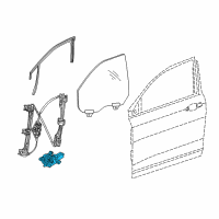 OEM 2015 Chrysler 200 Window Regulator 2 Pin Motor Diagram - 68249049AA