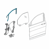 OEM 2016 Chrysler 200 WEATHERSTRIP-Front Door Glass Diagram - 68144955AE