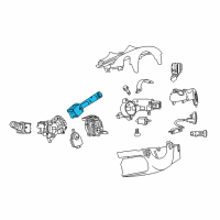 OEM 2016 Buick Encore Wiper Switch Diagram - 95442050