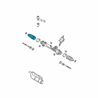 OEM Toyota Solara Boot Diagram - 45535-06030