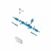 OEM 2005 Toyota Solara Gear Assembly Diagram - 44250-AA011