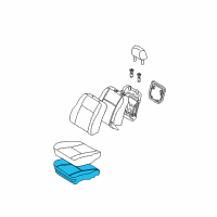 OEM Pontiac Seat Cushion Pad Diagram - 88973893