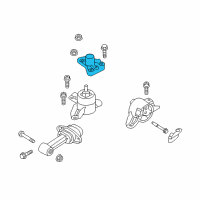 OEM 2019 Kia Soul Support Engine Mounting Bracket Diagram - 21825A4100