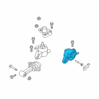 OEM 2019 Kia Soul Bracket Assembly-TRANSAXLE Diagram - 218303Z200