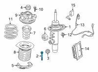 OEM BMW Hex Bolt With Washer Diagram - 07-11-9-905-418