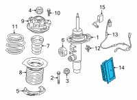 OEM 2022 BMW M440i xDrive CONTROL UNIT FOR VDP Diagram - 37-14-8-845-508