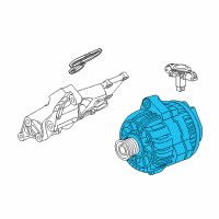 OEM 2006 BMW 750i Exchange Alternator Diagram - 12-31-7-542-935