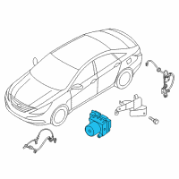 OEM 2017 Kia Optima Hydraulic Unit Assembly Diagram - 58920D5060