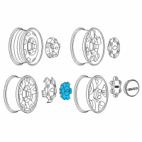 OEM GMC Canyon Cap Asm-Hub (Gmc) Diagram - 9598142