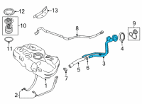 OEM 2021 Nissan Versa TUBE ASSY-FILLER Diagram - 17221-5EE0B