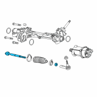 OEM 2015 Chevrolet Camaro Rod Kit, Steering Linkage Inner Tie Diagram - 22976767