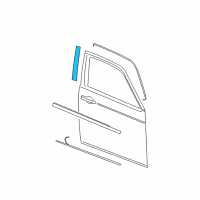 OEM 2007 Dodge Magnum APPLIQUE-Front Door Diagram - 4806304AC