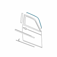 OEM 2005 Dodge Magnum Molding-Front Door Diagram - 4805811AB