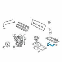 OEM 2017 Ram 3500 Tube-Oil Pickup Diagram - 4893416AA