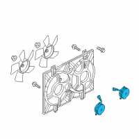 OEM 2017 Chevrolet City Express Fan Motor Diagram - 19316319