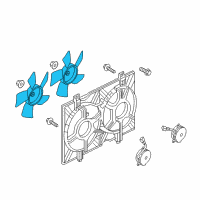 OEM 2018 Chevrolet City Express Fan Blade Diagram - 19316317