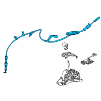 OEM Lexus ES300h Cable Assembly, Transmission Diagram - 33820-06530