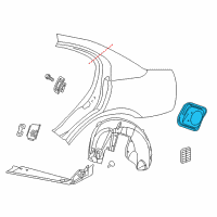 OEM 2018 Dodge Charger Housing-Fuel Filler Diagram - 68037875AE