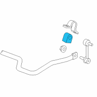 OEM 2010 Hummer H3 Bushings Diagram - 15086904