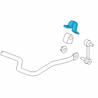 OEM 2007 Hummer H3 Bushing Bracket Diagram - 15086908