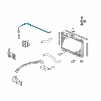 OEM Acura RL Tube, Reserve Tank Diagram - 19104-P5A-000