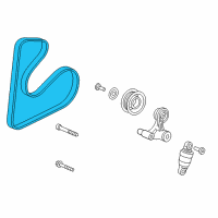 OEM Honda Belt, Acg Diagram - 31110-5LA-A02