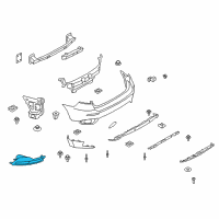 OEM 2012 BMW X6 Reflector Left Diagram - 63-14-7-179-989