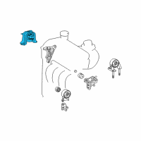 OEM 2004 Scion xB Side Mount Diagram - 12305-21060