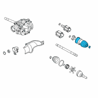 OEM Cadillac Inner Boot Diagram - 88957225