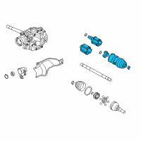 OEM 2007 Cadillac SRX CV Joints Diagram - 88957232