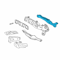 OEM 2018 Toyota Corolla iM Upper Shield Diagram - 17167-37110