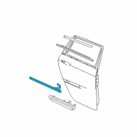 OEM 2007 Chrysler Pacifica Molding-Rear Door Diagram - 5174848AA