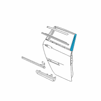 OEM 2004 Chrysler Pacifica APPLIQUE-C Pillar Diagram - 4894432AE