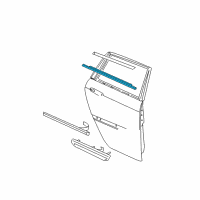 OEM 2006 Chrysler Pacifica WEATHERSTRIP-Rear Door Belt Diagram - 5054119AG