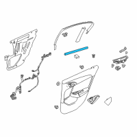 OEM 2014 Chevrolet SS Belt Weatherstrip Diagram - 92292206