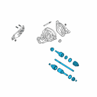 OEM 2006 Lincoln Navigator Axle Assembly Diagram - 4L1Z-4K139-AC