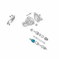 OEM Lincoln Outer Boot Diagram - 2L1Z-4A331-BA