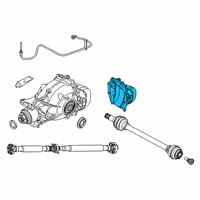 OEM BMW X6 COVER, REAR Diagram - 33-11-8-665-150