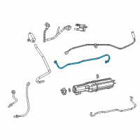 OEM Ram Bundle-Fuel Line Diagram - 52030442AA