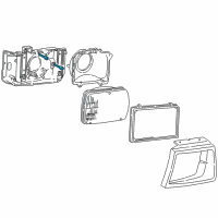 OEM 1998 Ford E-350 Econoline Adjust Screw Diagram - F7UZ-13032-AC