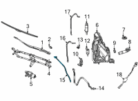 OEM 2018 Chrysler Pacifica Pump-Washer, HEADLAMP Diagram - 68261162AA