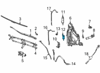 OEM Jeep Grand Cherokee L PUMP-WINDSHIELD WASHER Diagram - 68518770AA