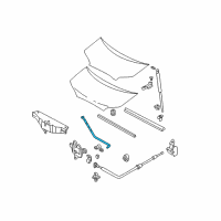 OEM 2001 Hyundai Santa Fe Rod Assembly-Hood Stay Diagram - 81170-26000