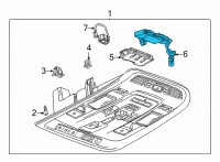 OEM 2021 Chevrolet Tahoe Antitheft Module Diagram - 23298802
